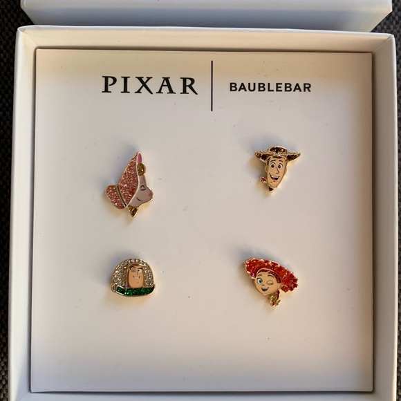 BaubleBar X Disney Pixar Toy Story Earrings—Buzz Woody BoPeep Jessie—HTF!! NEW!! - Picture 2 of 5